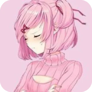 👍 emoji нацуки | тгк @DokiDokiRusFd Telegram sticker 18 of 63