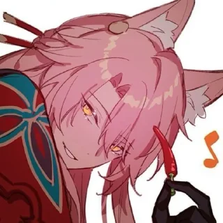 🦊 emoji Цзяоцю Telegram sticker 16 of 85