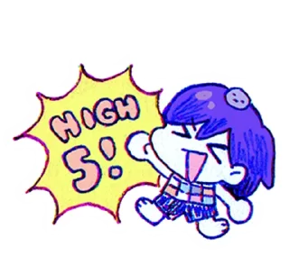 ✋ emoji omori Telegram sticker 16 of 47