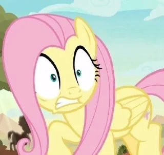 🌟 emoji Fluttershy Telegram sticker 17 of 24