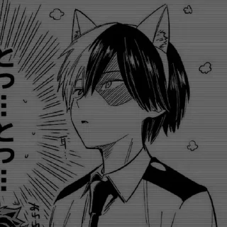 😯 emoji Тодороки кун Telegram sticker 9 of 113
