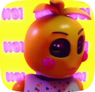 Sticker from Toy Chica Top