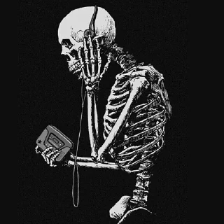 🌟 emoji ☠️×Skeletons×☠️ Telegram sticker 5 of 18