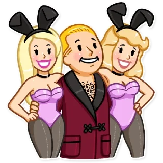 👯 emoji Fallout Telegram sticker 14 of 54