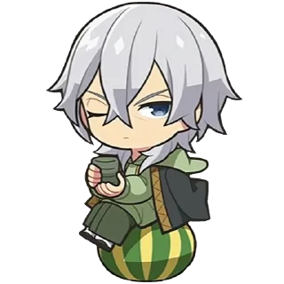 😐 emoji Chibi_bsd @ofistikers Telegram sticker 9 of 17