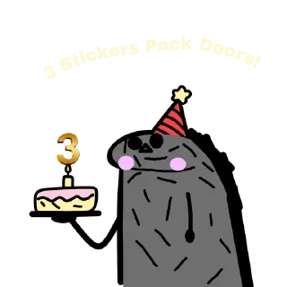 🎂 emoji RobloxDoors3.0 @KRPD2 Telegram sticker 7 of 102