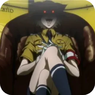 🧥 emoji Schrödinger hellsing Telegram sticker 9 of 48