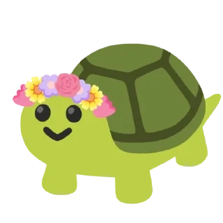 🌷 emoji Черепашки часть 2 Telegram sticker 22 of 67
