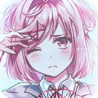 💇 emoji Нацуки Telegram sticker 19 of 30