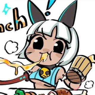 Sticker from Мисс Форчун от Skullgirls channel!