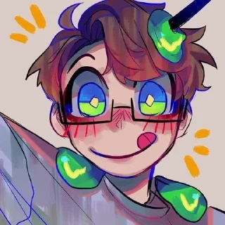🩹 emoji Charlie ┄ slimecicle @gacha_smp Telegram sticker 9 of 32