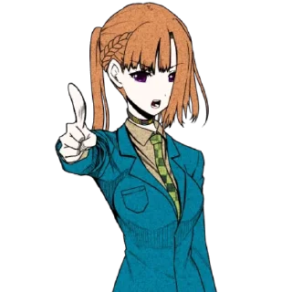 Sticker from sᴀʀᴀ ᴄʜɪᴅᴏᴜɪɴ - @danganronpashumaisaihara