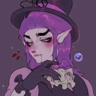 🪦 emoji Мортис | @stickerssanime Telegram sticker 22 of 120
