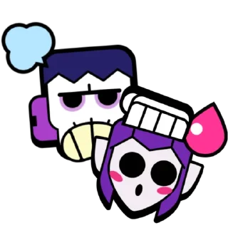 💜 emoji Мортис Telegram sticker 18 of 22