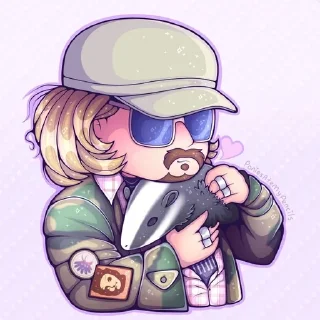 🙂 emoji Johnny Depp Telegram sticker 23 of 43