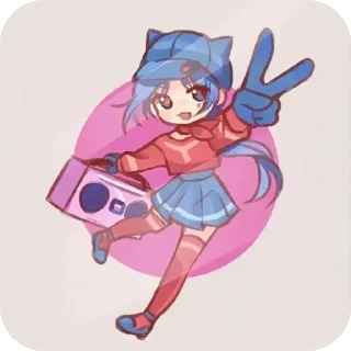 👄 emoji 🔪Mita (Miside)💞 Telegram sticker 7 of 67