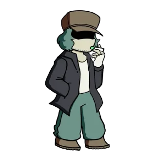 Sticker from Hazy River (@VseUwU)