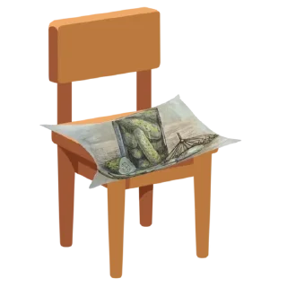 🌟 emoji Стул и табуретка Telegram sticker 14 of 15