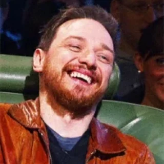 😂 emoji Джеймс МакЭвой  @WhisperingPixels Telegram sticker 8 of 43