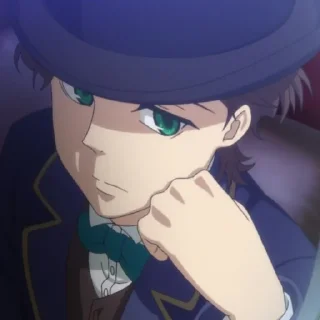 🤔 emoji Альберт Джеймс Мориарти Telegram sticker 22 of 63