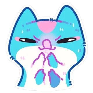 😛 emoji куси @lolitastick х @stickers_vk Telegram sticker 7 of 48
