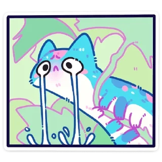 😭 emoji куси @lolitastick х @stickers_vk Telegram sticker 13 of 48