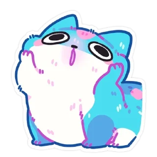 😮 emoji куси @lolitastick х @stickers_vk Telegram sticker 9 of 48