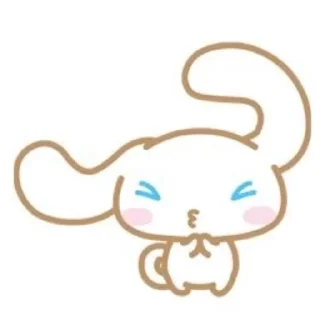 😙 emoji cinnamoroll💋 @Tansiluu Telegram sticker 16 of 17