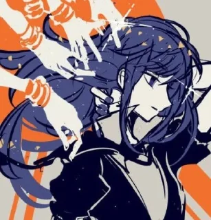 🎧 emoji Lapis lazuli Telegram sticker 12 of 19