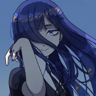 🎧 emoji Lapis lazuli Telegram sticker 17 of 19