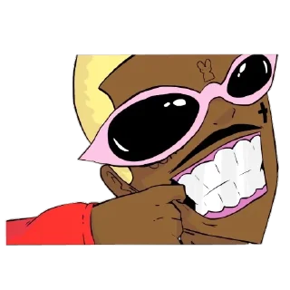 😬 emoji Lil Peep Telegram sticker 10 of 18