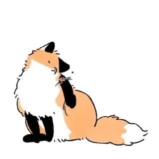 🍂 emoji [🍂]–лис на ветке повис !¡ @lover_lopton Telegram sticker 13 of 20