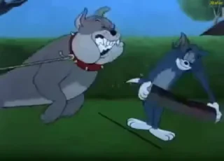 🤫 emoji Tom and Jerry Telegram sticker 10 of 54