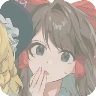 👍 emoji reimu :: @hatateban Telegram sticker 13 of 31