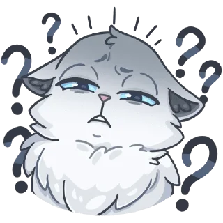 🫢 emoji Снежок 😼 by dexteroq Telegram sticker 11 of 15