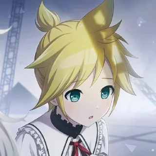 🌟 emoji Kagamine Len/<3 Telegram sticker 9 of 33