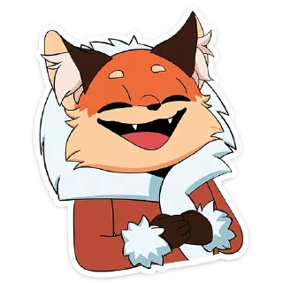 😃 emoji Лиса Алиса @nyasticks Telegram sticker 10 of 49