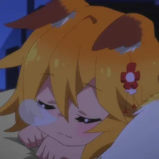 😴 emoji Senko by @rainy784 Telegram sticker 18 of 45
