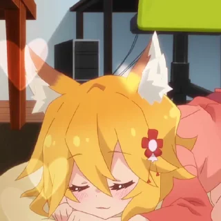 😴 emoji Senko by @rainy784 Telegram sticker 17 of 45