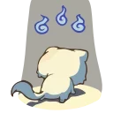 😰 emoji Neko-Chan @IMG2D Telegram sticker 14 of 22
