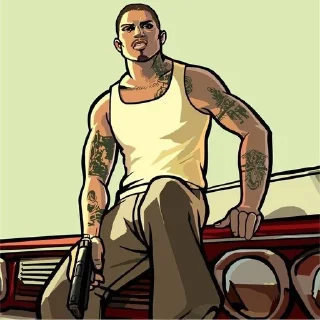 🌟 emoji GTA SA Telegram sticker 15 of 27