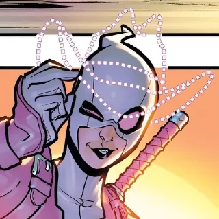 🤍 emoji Elite Gwenpool Telegram sticker 11 of 40