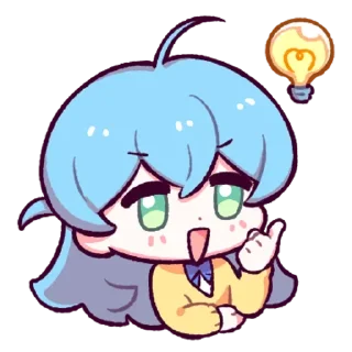 🧐 emoji ✿Лили✿ @anime_sticks Telegram sticker 18 of 32