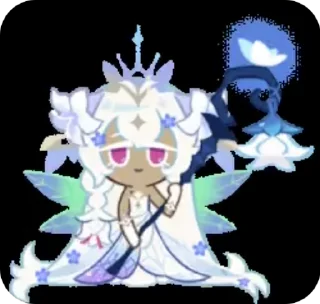 🌟 emoji White Lily Cookie♡ Telegram sticker 12 of 17