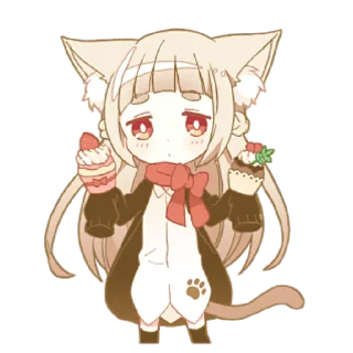 😋 emoji Некомими–тян @nyasticks Telegram sticker 5 of 41