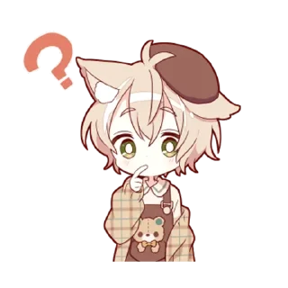 ❓ emoji Некомими - @tg_sticks Telegram sticker 14 of 20