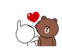 ❤ emoji Line Friends Telegram sticker 15 of 93