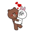 ❤ emoji Line Friends Telegram sticker 9 of 93