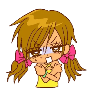 😰 emoji 2000's gyaru  ♡  @ririmoji
  by Bisuko Ezaki (line) Telegram sticker 24 of 32