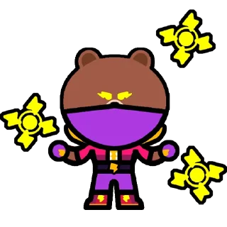 ⚡ emoji ClusTy x Line Friends https://store.linefriends.com Telegram sticker 6 of 17